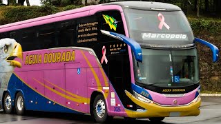 #APRESENTAÇÃO MARCOPOLO PARADISO G8 1800 VOLVO 460R Da AGUIA DOURADA TURISMO SE INSCREVER-S N CANAL