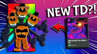 THEY MADE A *NEW* FNAF TOWER DEFENSE GAME?! (Five Nights TD)