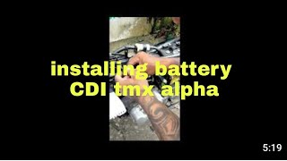 nantevlogs/How to install battery drive CDI tmx alpha