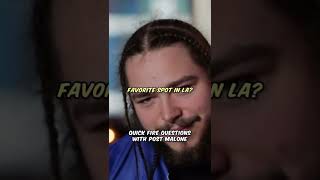 Quick Fire Question With Post Malone