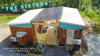 The Tiny house Sisters at This Land - Virginia… full tour with DIY hot tub