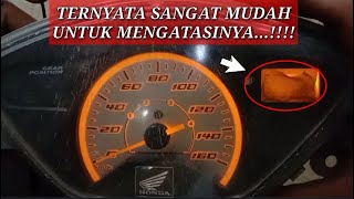 Cara mengganti lcd indikator bensin rusak