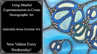 How to Create Abstract Art Using Watercolors and Mixed Media | Intuitive Neurographic Art Process