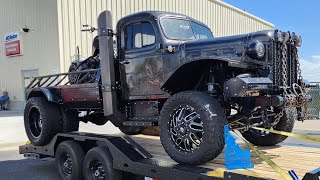 THE DREADNOUGHT- 1946 DODGE POWER WAGON ON 95 1 TON CUMMINS- WALKAROUND AT THE EISS