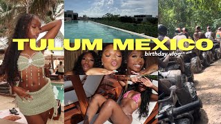 BIRTHDAY IN TULUM, MEXICO | ATVS, AIRBNB + EXCURSIONS | TRAVEL VLOG 🐚🐠🫧