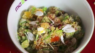 Veja como preparar a salada de quinoa com queijo feta e amêndoas - Receitas Para Curtir em Casa