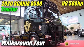 2020 Scania S580 V8 580hp Truck - Exterior Interior Walkaround