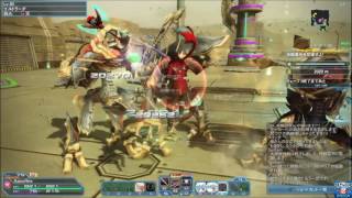 [JPN][ENG]PSO2 Mining Base Defense TD1 XH PS4 Gameplay