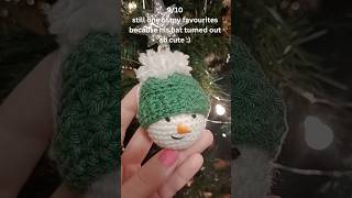 ranking my homemade christmas tree ornaments from over the years 🌲🌟 #crochet #christmas #crochetlove