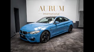 BMW M4 COUPE YAS MARINA BLAU METALLIC Walkaround by AURUM International