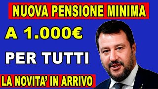 Aumento della Pensione Minima a 1.000€ Confermato! Scopri Tutti i Dettagli Qui!