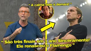 JORNALISTAS BRASILEIROS SURTAM COM A QUALIDADE DE FILIPE LUIS! NETO, CASAGRANDE, PILHADO EM CHOQUE