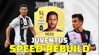 JUVENTUS SPEED REBUILD (Commentary) | FIFA 20 CAREER MODE Challenge