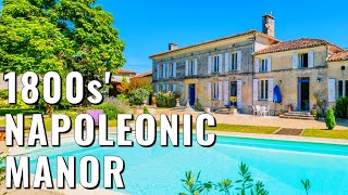 Buy a Napoleonic Manor in France | Modern Luxury & Historical Charm - A30604JHI16