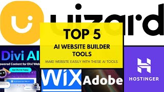 Best Top 5 AI Website Builder Tools | Make Any Website easily With these Free AI Tools | T4Techster