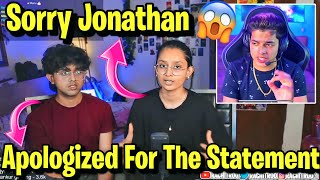 Rachitroo And His Sister Apologized 😨Jonathan For The Statement 😳 Said Sorry Jonathan On Stream 🥰