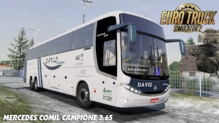 Euro Truck Simulator 2 - Mercedes Comil Campione 3.65 | ETS2 Mods 1.38