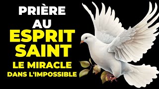 Dites cette puissante prière au Saint-Esprit et recevez le miracle dans des causes impossibles