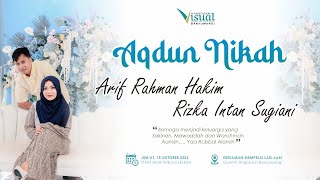 AQDUN NIKAH ARIF RAHMAN HAKIM & RIZKA INTAN SUGIANI (Jum'at, 18/10/2024)