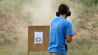 Shooting accident - Accidental discharge with a .458