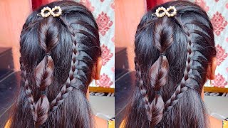 Beautiful Bridal Hairstyle for weddings and functions| Hairstyle tutorials for girls|#hair#trending