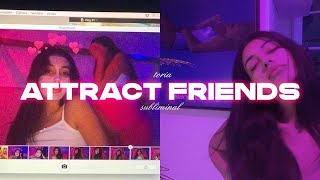 [SF] attract friends: идеальная компания, легкость в общении, уверенность | саблиминал