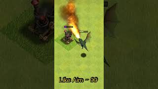 Every Level Air Defense vs Every Level Dragon (part 1) #clashofclans #coc #shorts #supercell