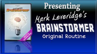 BRAINSTORMER by Mark Leveridge - The Original Routine Blank Deck Trick