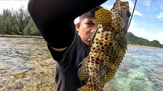 langsung masak ditempat. ternyata ini dia spot ikan karang yang di idamkan para pemancing#matadonya