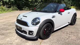 2013 (63) Mini Roadster John Cooper Works in White silver.