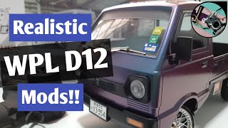 WPL D12 Kei Truck - Finished Paint || Custom Mods