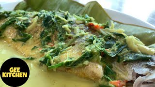 Siakap Bakar Daun Cekur Kuah Lemak Manis