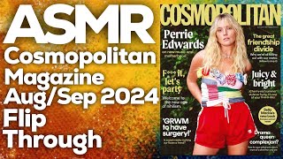 Page Flipping Through the August/September 2024 Issue Of Cosmopolitan Magazine, StevenAntonyASMR