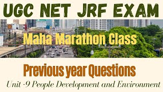 Previous year questions || Unit -9 || Paper -1|| Maha Marathon class ||NTA NET JRF mock test