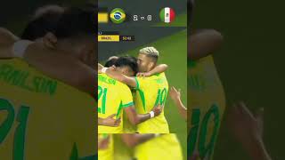 Brasil vs México 3-2 amistoso internacional de JUNIO 2024