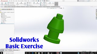 Solidworks Basic Exercise #6 for Beginners| Solidworks | 3D Model