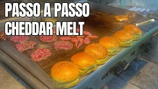 Hambúrguer artesanal | CHEDDAR MELT | versão dom| coloque no seu cardápio.