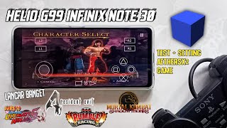 Helio g99 Test Emu AetherSX2 di Infinix note 30, Resident Evil 4, Naruto ultimate ninja 5