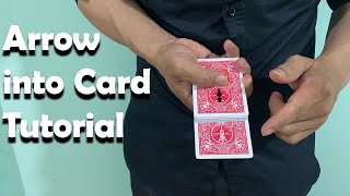 Arrow into Card Magic Trick Tutorial