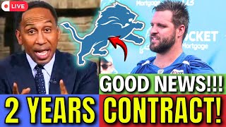 REPORTED NOW! EXTENSION CONFIRMED! GREAT DECISION BY LIONS? DETROIT LIONS NEWS