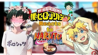 BNHA/MHA reacts Naruto Uzumaki (1/?)