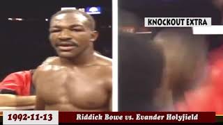 RIDDICK BOWE KNOCKOUTS