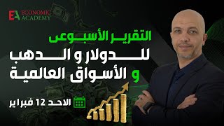 التقرير الأسبوعي الفني للدولار والذهب والمؤشرات العالمية | 12 فبراير 2023