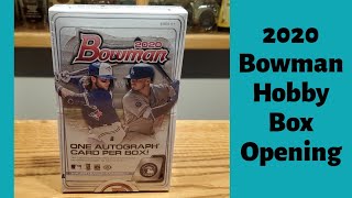 2020 Bowman Hobby Box Opening