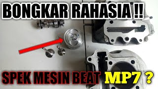 BONGKAR RAHASIA MESIN HONDA BEAT BOR UP 130CC.Pake apa saja sih?