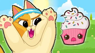 Котик Едун и охота на печенье, мультик игра про котика, Tasty Planet #17