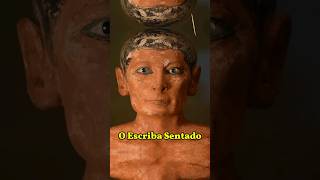 O Escriba Sentado🧐🔎𓀍𓀤𓀢𓀠 #escriba #história #egito #egiptologia #antigoegito #hieroglyphs #escrita