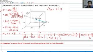 Moment of A Force About a Point - Statics of Rigid Bodies