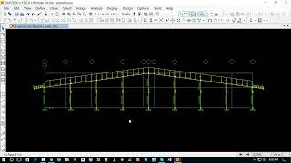 sap2000 v19 steel structure building design warehouse 01