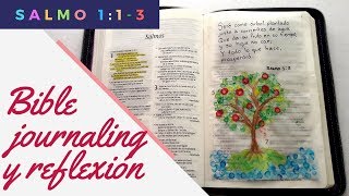 Bible journaling: Salmo 1:1-3 | Faby Vega | Video 14